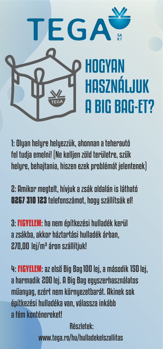 Hogyan használjuk a Big Bag zsákot?